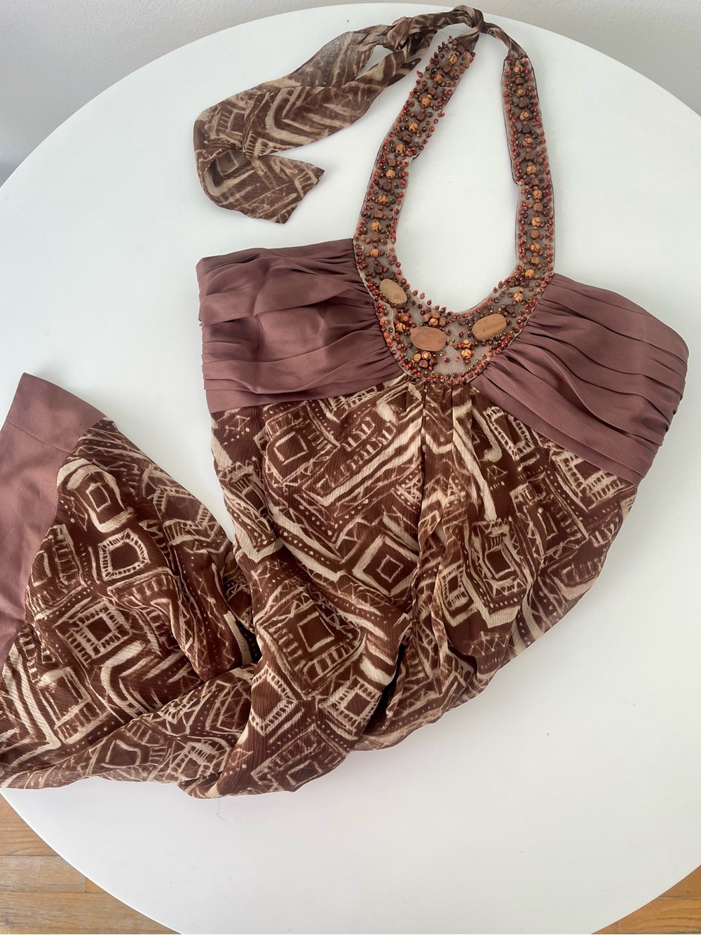 BCBGMAXAZRIA y2k silk  dress